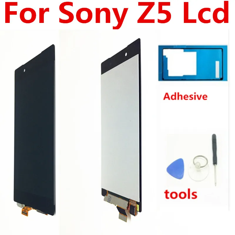 ЖК-дисплей для sony Xperia Z5 E6603 E6633 E6653 E6683 кодирующий преобразователь сенсорного экрана в сборе с рамкой+ Бесплатные инструменты ЖК-запчасти