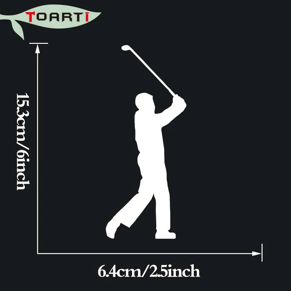 Golfer Golf Swing виниловая наклейка на автомобиль окно грузовика бампер Декор Съемный
