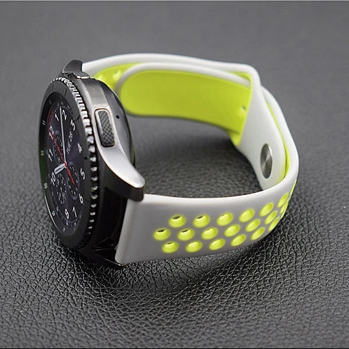 Спортивный силиконовый браслет ремешок для часов Samsung Gear S3 классический 22 мм