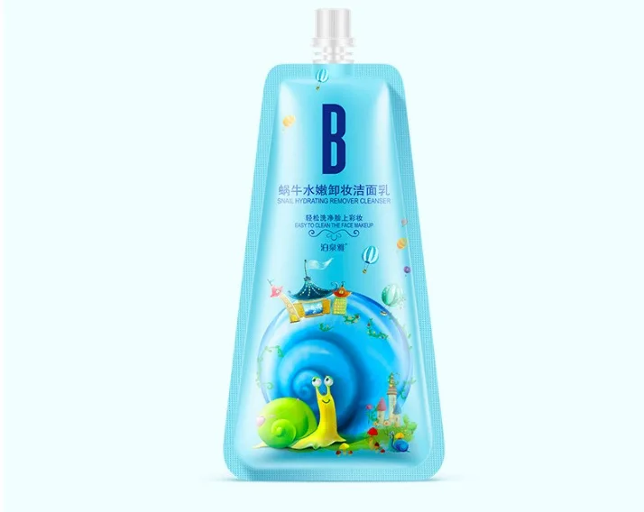 BIOAQUA лицо улитки чистке Очищающий увлажняющий масло Управление ремонт сущность лица пор очищающая пена для ухода за кожей, против акне лечения