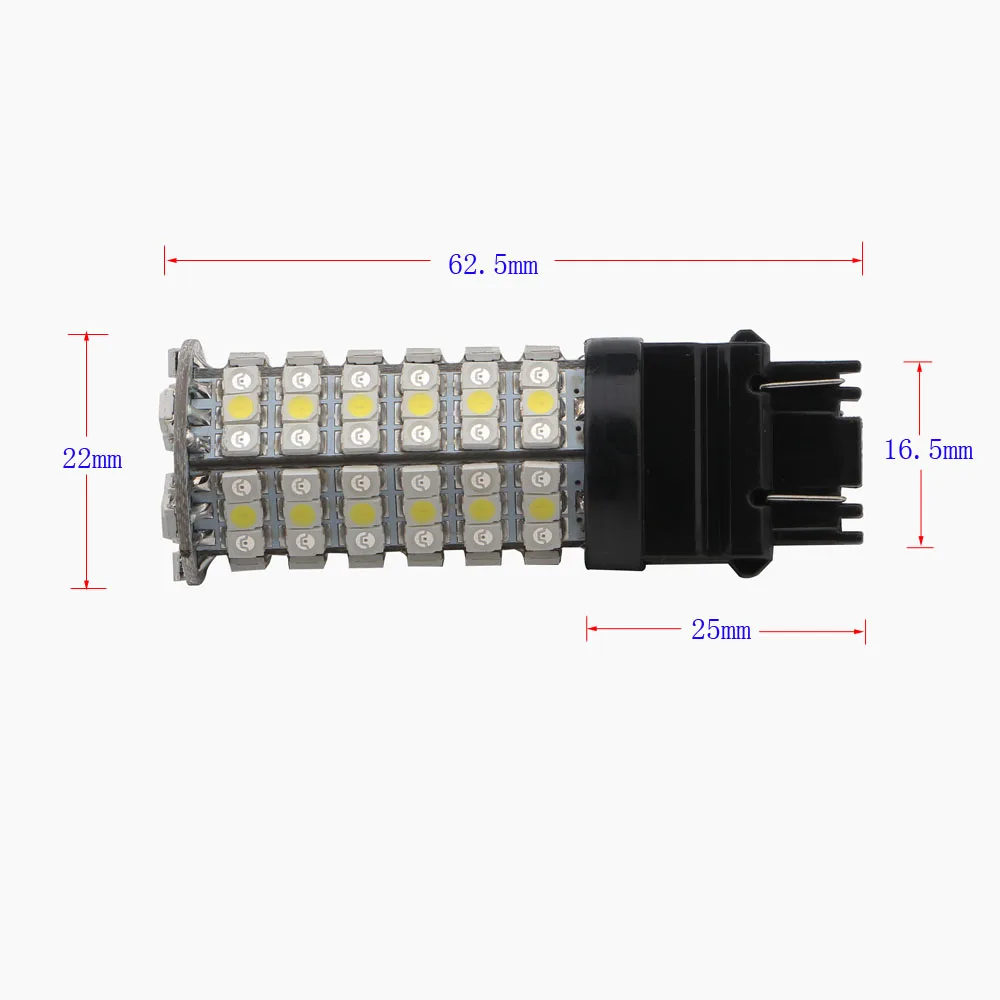 4/10 шт 3157 T25 1210 120 SMD светодиодные лампы двойной цвет белый Янтарный автомобильный