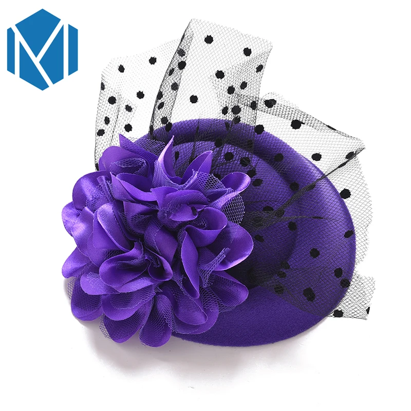 Аксессуары для волос M MISM девочек элегантная кружевная Кепка заколки праздничная