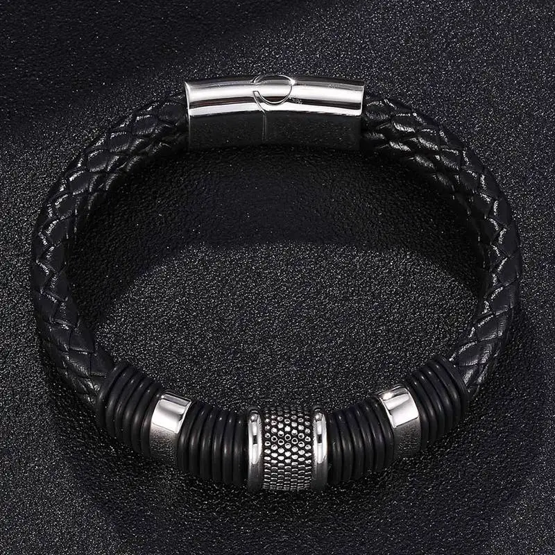 Лидер продаж Стильные Классические мужские украшения плетеные раньше S. Стальные