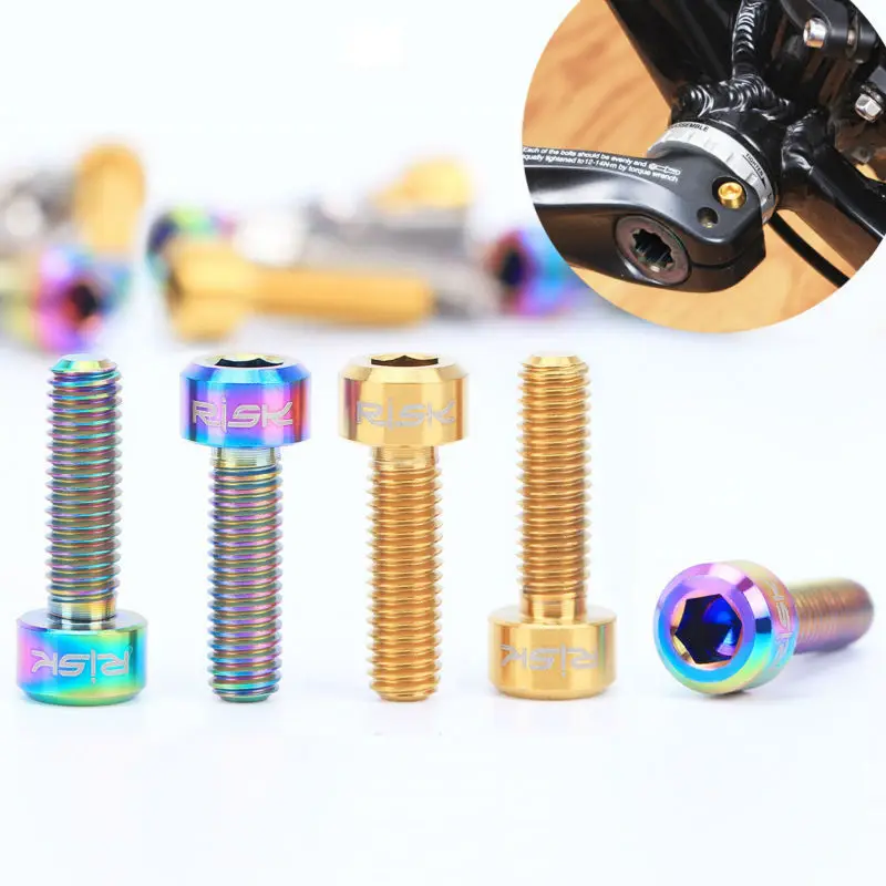 4 шт. велосипедный кривошипный комплект адаптер дискового тормоза крепежный болт