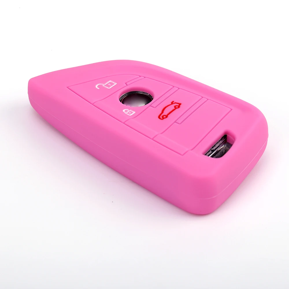 Низкая цена 2019 2 кнопки силиконовый CarRemote брелок в виде ракушки чехол X1 X5 F15 X6 F16 на