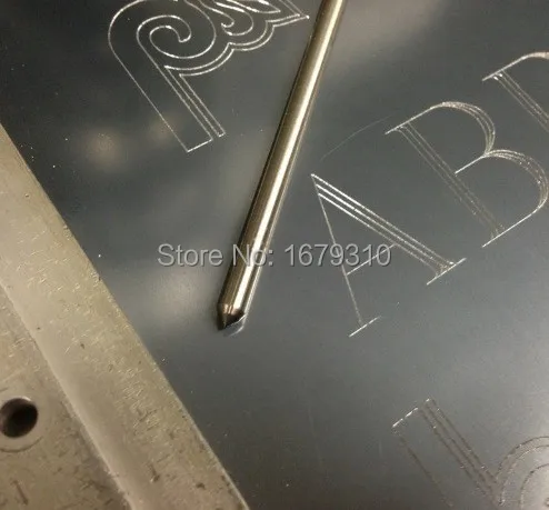 Натуральный наконечник Алмазный гравер для гравировки металла с ЧПУ D3mm 120