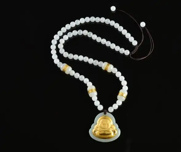 fine jewelry New Discount Top Quality Buddha Jade For Men Women Pendants Jewelry Free Shipping with box | Украшения и аксессуары