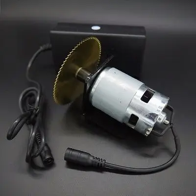 Электродвигатель постоянного тока 24 В + лезвие 50 мм с адаптером питания