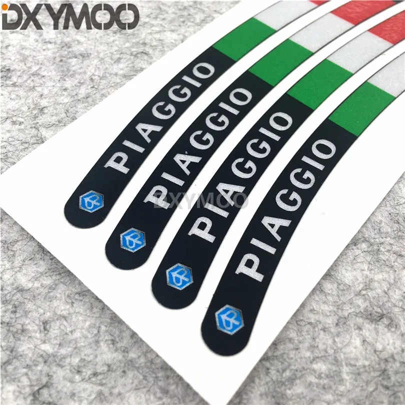 Italia 10~15inch Motorcycle Wheel Sticker Decals forRacing Italy Piaggio Vespa Car Styling | Автомобили и мотоциклы