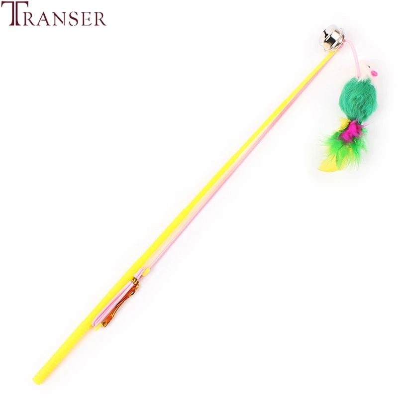 Transer товары для домашних животных игрушка кошек удочка рыбалки подвесная мышь