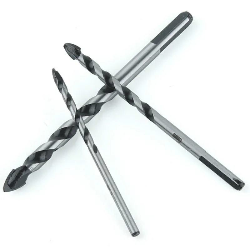 2PCS 3mm-12mm Tile Bit Cement Wall Concrete Glass Electric Drill Perforated Multi-function Triangle Cross Reamer | Обустройство дома