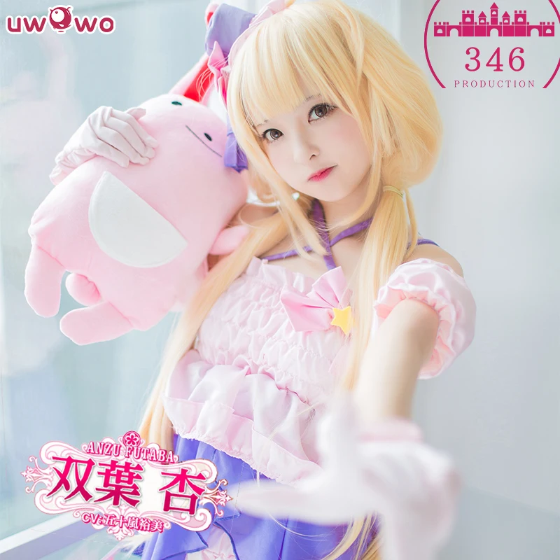 Нет в наличии UWOWO Futaba Anzu косплей игры аниме IDOLM @ STER Золушка девушки розовый