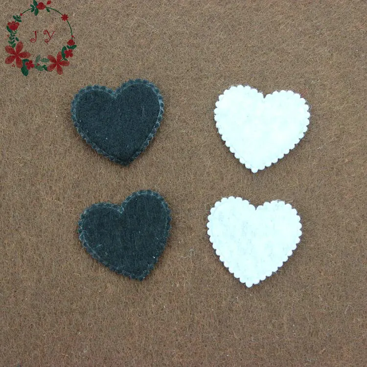 1000 шт. Детские фетровые нашивки в форме сердца 17x20 мм|fabric patch|felt appliquepatches patches |