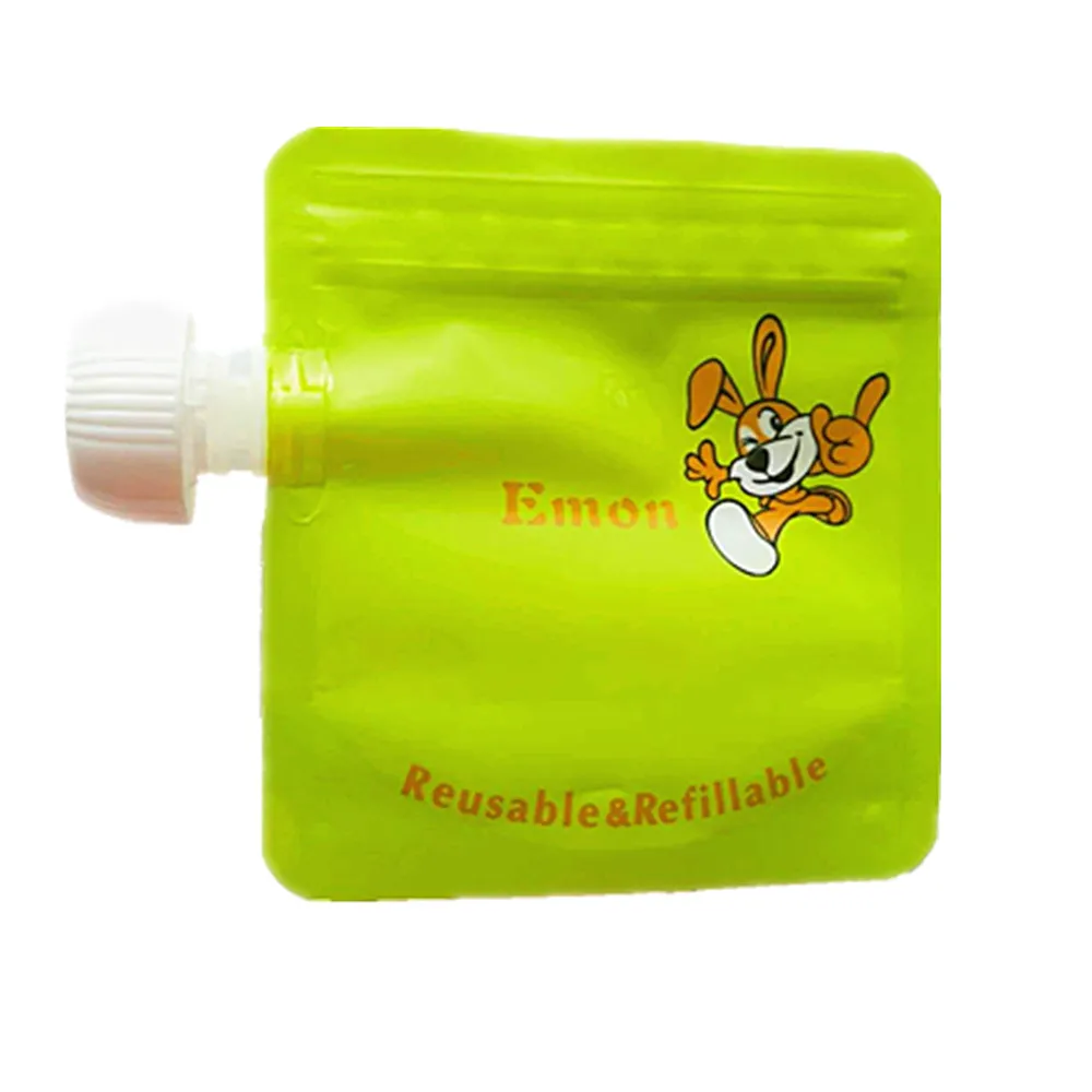 8 шт./лот многоразовые мешочки для еды с двойной молнией младенцев Легкая очистка