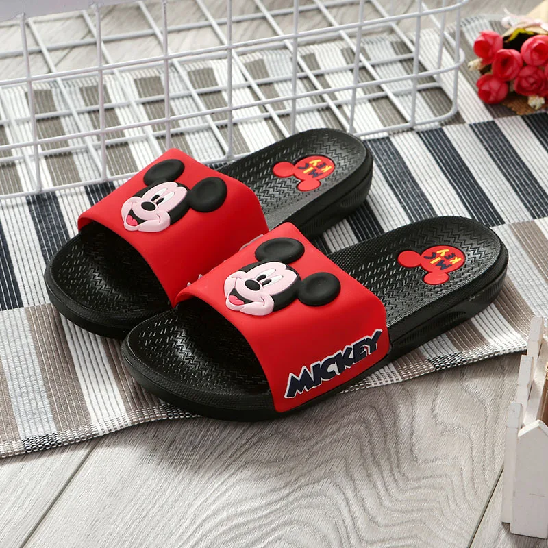 Новинка 2019 сандалии и шлепанцы Disney Нескользящие износостойкие тапочки для
