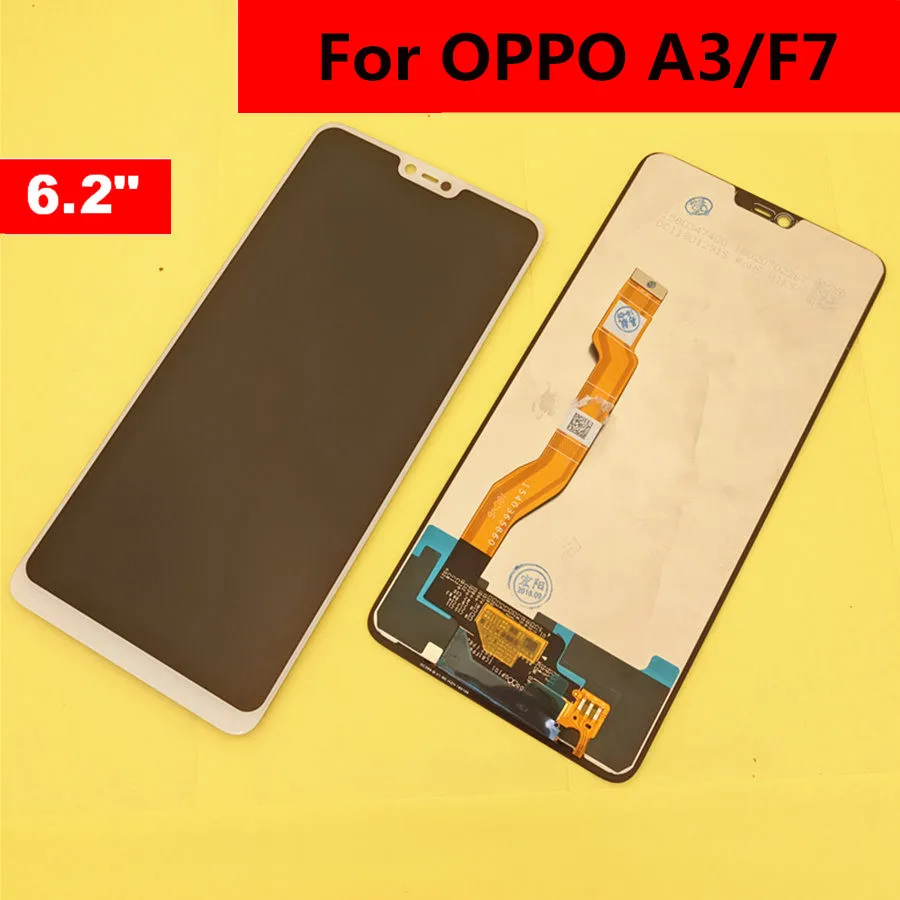 ЖК-дисплей 6 20 дюйма для OPPO A3 F7 зеркальный экран сменная стеклянная панель realme 1 LCD |