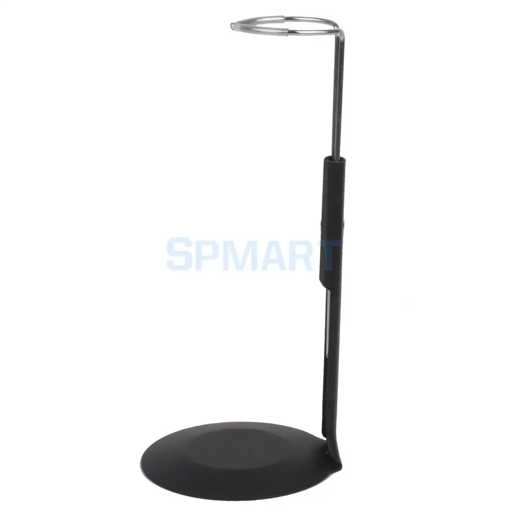 Черная регулируемая подставка для куклы/медведя 2 шт. поддержки в масштабе 1/6 C