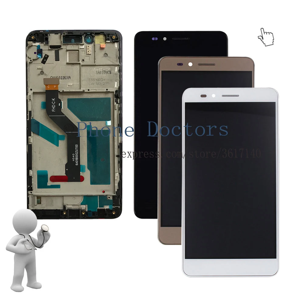 

5.5'' New Full LCD DIsplay + Touch Screen Digitizer Assembly With Frame For Huawei GR5 LTE KII-L03 KII-L05 KII-L21 KII-L23