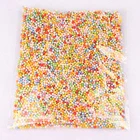 Красочные мини-шарики из пенопласта, декоративные шарики для наполнения, коробка для конфет, подарок, круглые шарики из пенопласта, материалы ручной работы сделай сам