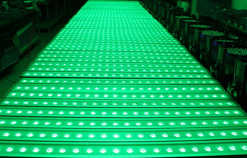 2 шт./лот 24x3 w led rgb 3in1 Водонепроницаемый Цвет-изменение стены шайбы IP65 алюминиевый сплав DMX512 светодиодные фонари