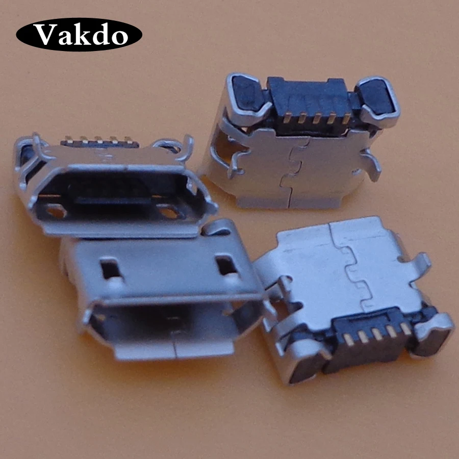 10 шт./лот микро usb разъем для подключения зарядного порта гнездо Сменные запасные