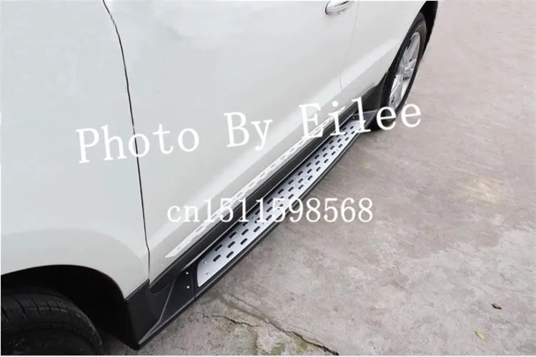 Бесплатная доставка подходит для алюминиевой подножки Hyundai Santa Fe 2010 2011 2012 боковая