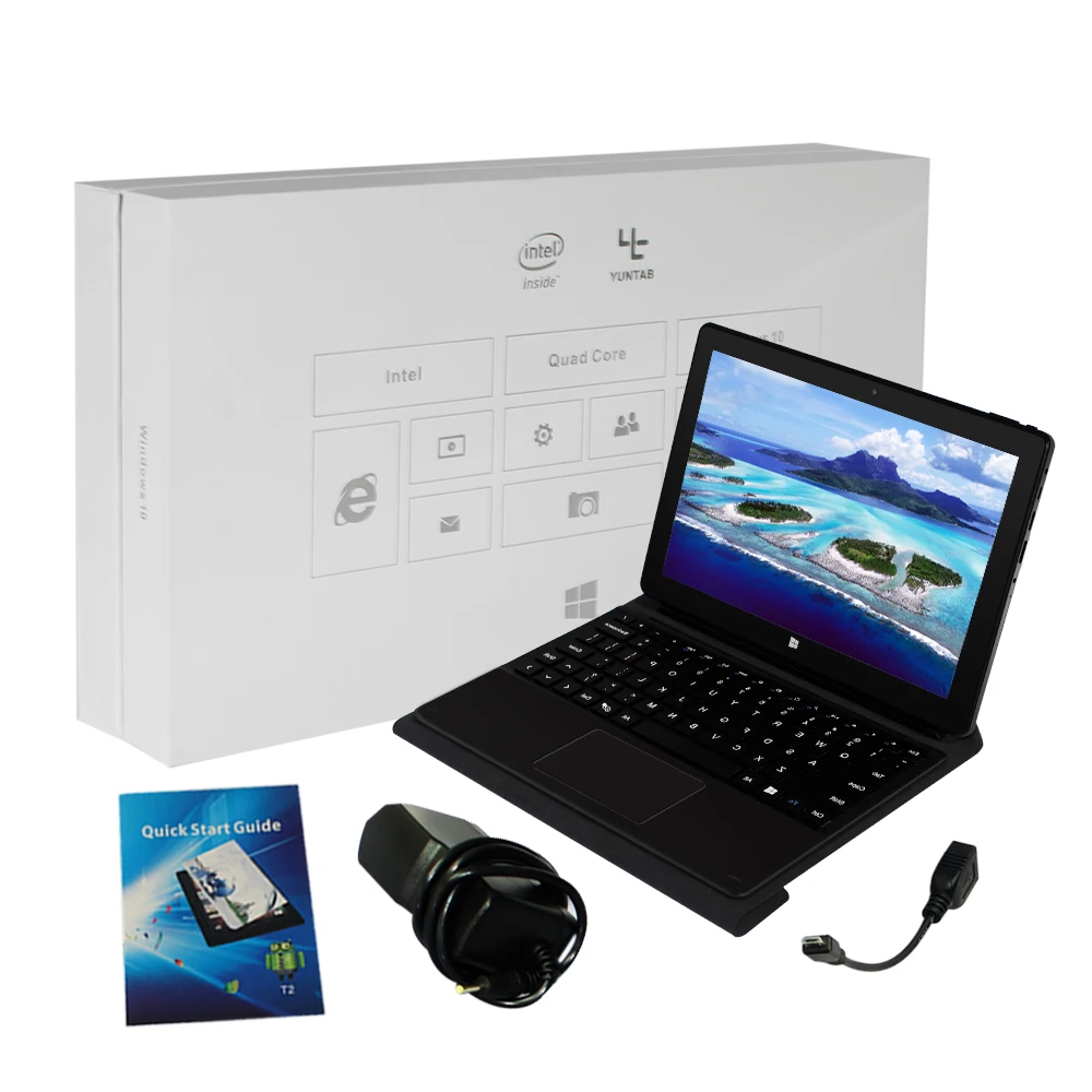 YUNTAB 10.1 Windows 10 система Ultra Slim Tablet PC-2GB RAM-32 ГБ Хранения-Двойная Камера-Bluetooth с inch