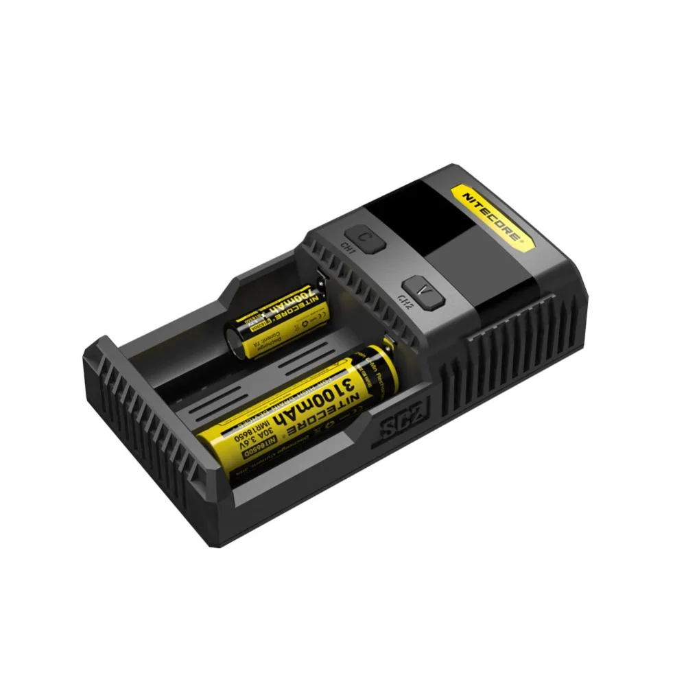 NITECORE SC4 SC2 превосходное зарядное устройство автомобиля для батарей Li Ion (литий