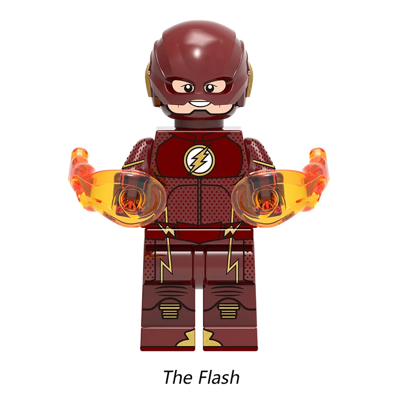 Зеленый DC Flash Super Heroes красный желтый черный флэш Джесси Быстрый Каратель капитан Британия строительные блоки детские игрушки Фигурки - Цвет: Зеленый