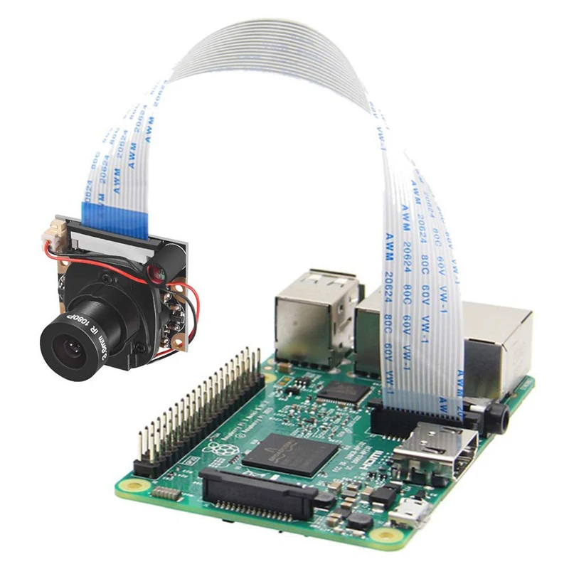 Aokin для Raspberry Pi 3 Model B+ модуль камеры с автоматической ИК-камерой ночного видения 5mp 1080p Hd веб-камера для Raspberry Pi