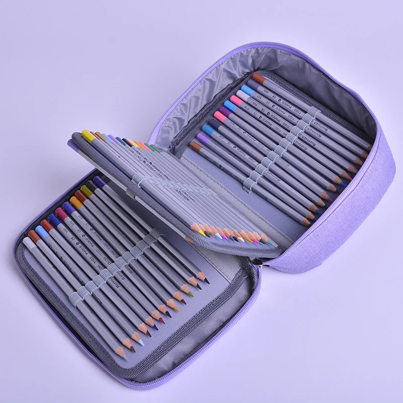 Пенал для карандашей 72 Отверстия Escolar Pencilcase Trousse Scolaire Stylo Oxford Etui Voor School Pennenzak Art Box