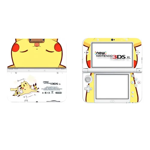 DSLL0261 Для Pokemon GO Пикачу виниловая накладка наклейка Кожа Наклейка для NEW 3DS XL Скины Наклейка s для NEW 3DS LL виниловая кожа Наклейка протектор - Цвет: DSLL0261