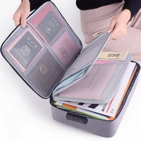 large capacity document file bag case waterproof document bag organizer papers storage pouch credential bag diploma storage file