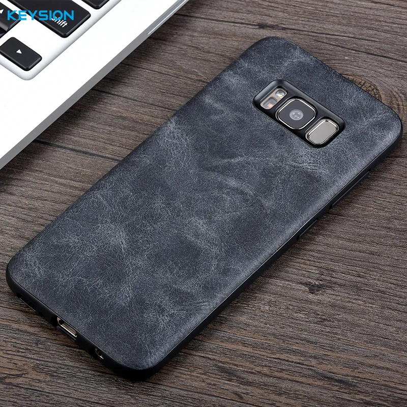 Чехол KEYSION для Samsung Galaxy S8 Plus роскошный мягкий ТПУ + PC чехол-накладка из