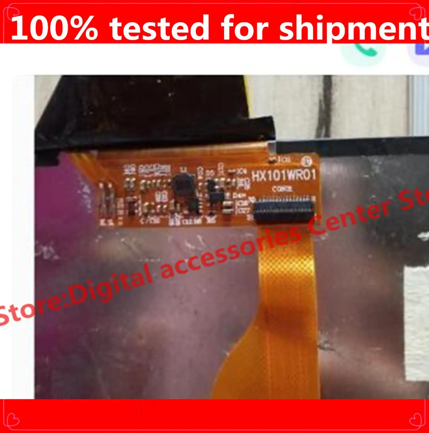 

HZ New Compatible with 10.1-inch 31pin display LCD screen Internal screen code HX101WR01