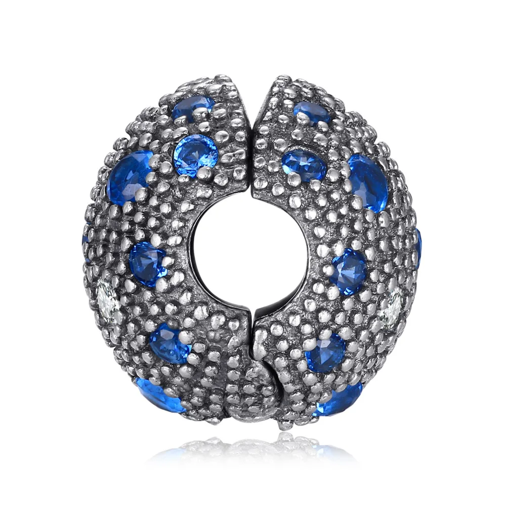 Jewelrypalace стерлингового серебра 925 соцветие синий и белый жемчужный бисер Подвески