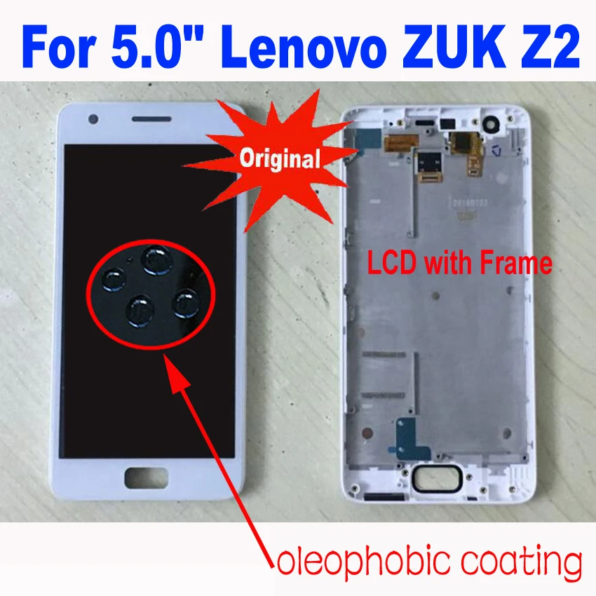 Оригинальный Лучший рабочий для Lenovo ZUK Z2 Z2131 ЖК дисплей дигитайзер сенсорного