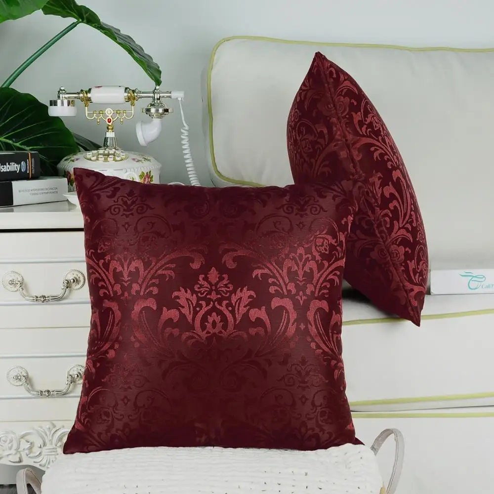 Упаковка из 2 наволочек CaliTime для Диванный домашний декор винтажный дамасский