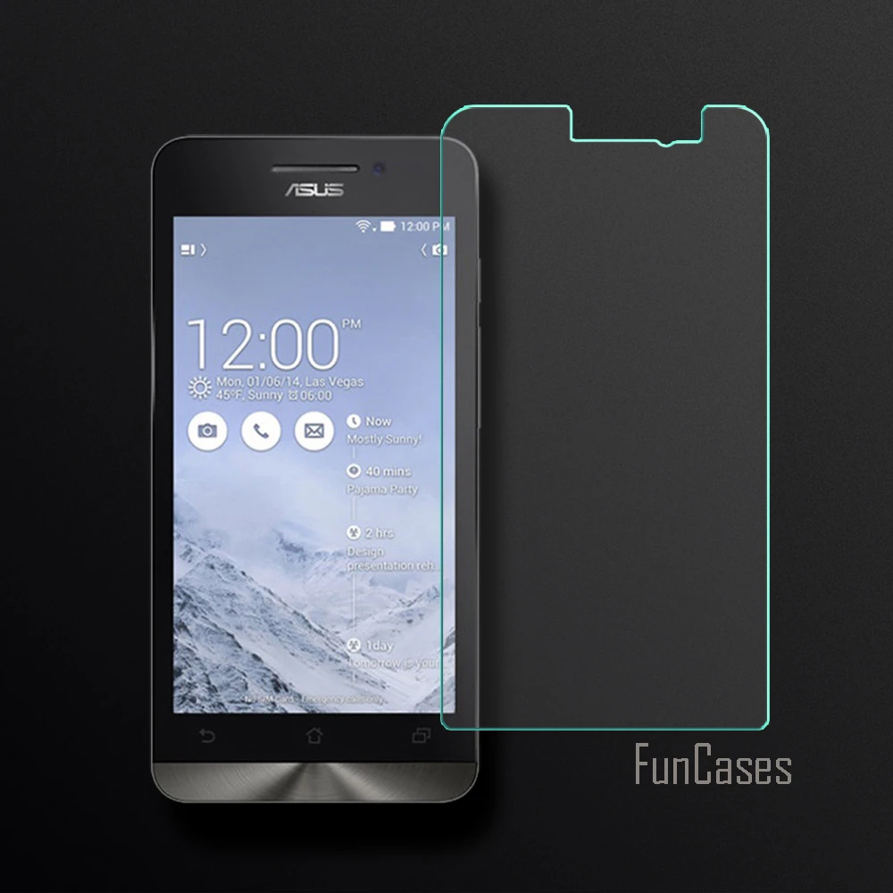 Закаленное Стекло для ASUS Zenfone 4 A450CG 2014 Экран Защитная пленка 2.5D изогнутый край