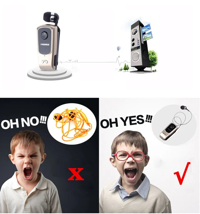 Новое поступление оригинальный FineBlue F920 Беспроводной гарнитура Bluetooth вызова