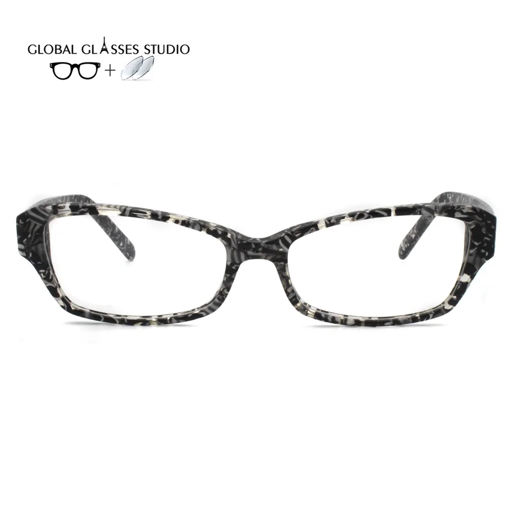 Мужские ацетатные очки оправа для чтения близорукость по рецепту индекс линзы 1 56