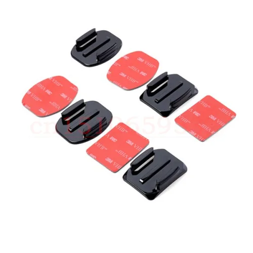 

2 Flat Mounts and 2 Curved Adhesive Mounts With 3M Adhesive Pads For Gopro HD Hero 3+/3 SJ4000 WIFI/other Sport Camera