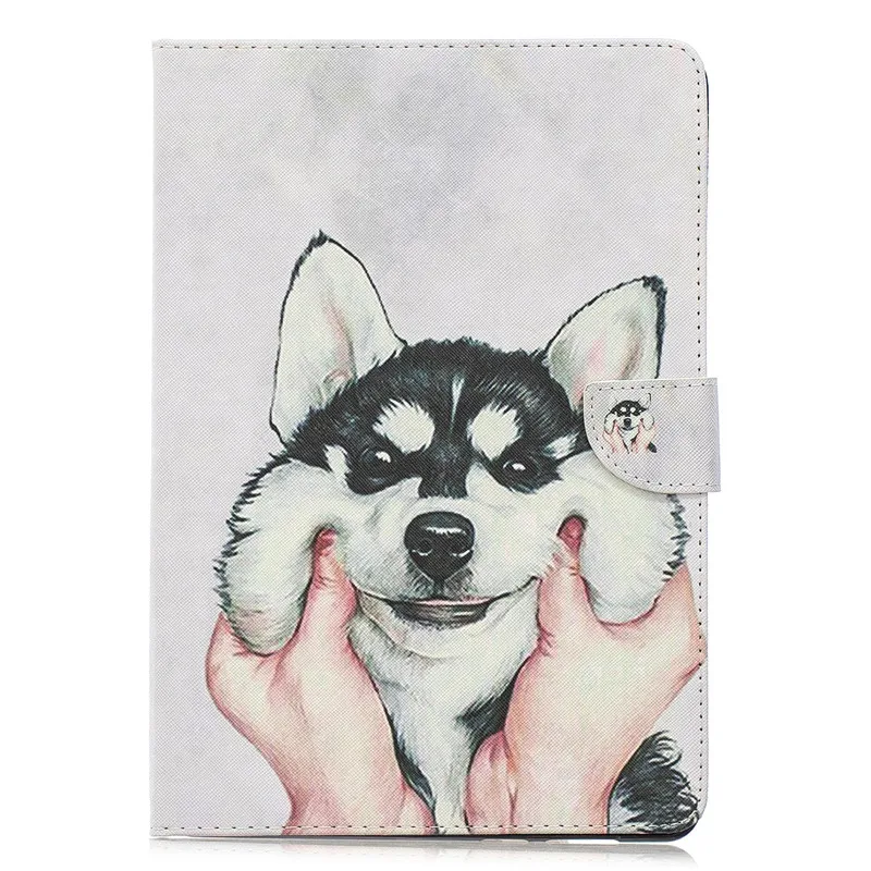 Puppy Чехол для планшета для huawei T5 10,1 чехол Funda Kawaii Единорог Кот Щенок кожаный чехол для huawei MediaPad T5 10 чехол 10,1 дюймов - Цвет: Puppy
