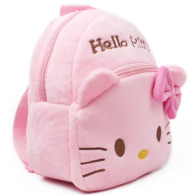 Hello kitty, Детский плюшевый рюкзак с мультипликационным принтом, школьная сумка на плечо, рождественские подарки S1139