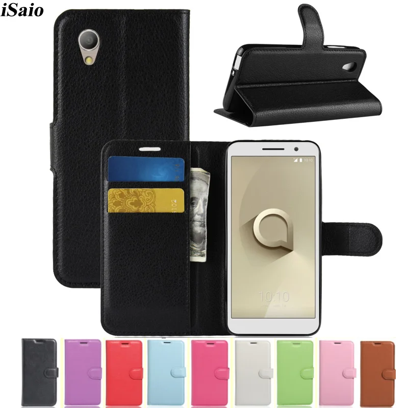 Чехол бумажник для Alcatel 7/1 кожаный чехол книжка 1 5033D 5033 5033X 5059D чехлы телефона из