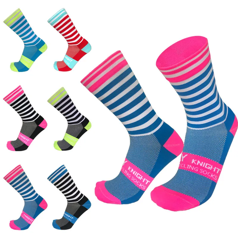 Красочные полосатые носки мужские wo велосипедные уличные крутые спортивные для