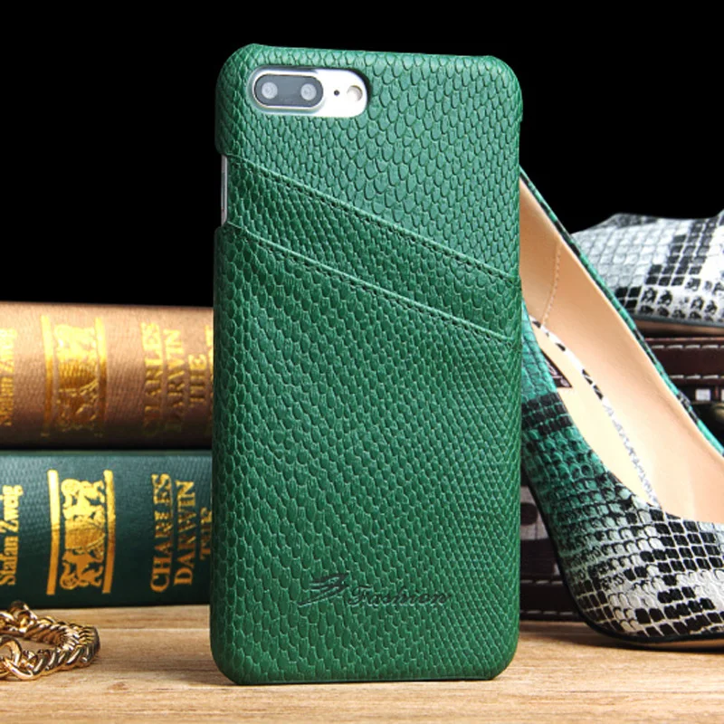 Новая кожаная задняя крышка для iphone 7 со змеиным узором чехол телефона бесплатная