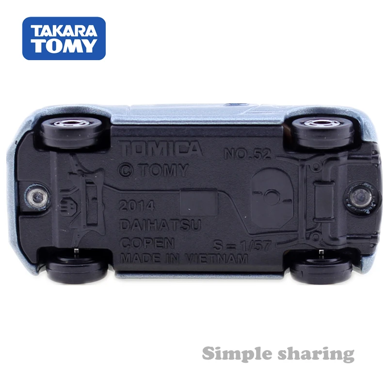 Tomica № 52 Daihatsu Copen 1:57 спортивный автомобиль Takara Tomy хэтчбек литые миниатюрные