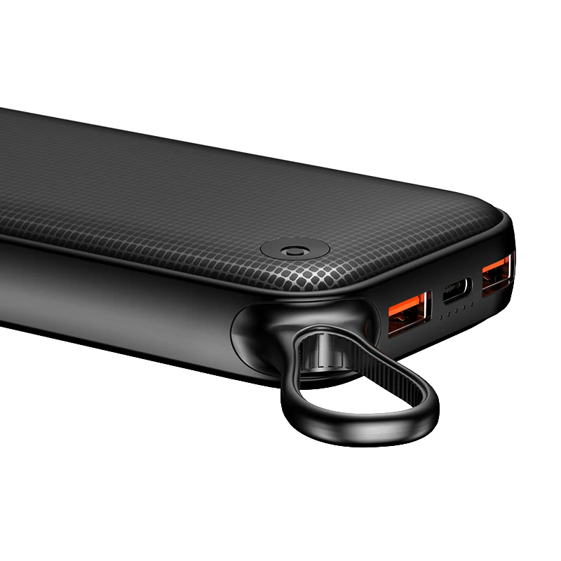 Black Baseus 20000 мАч Быстрая зарядка 3,0 внешний аккумулятор 20000 мАч USB C Pover повербанк Портативная зарядка внешний аккумулятор зарядное устройство - Цвет: Black