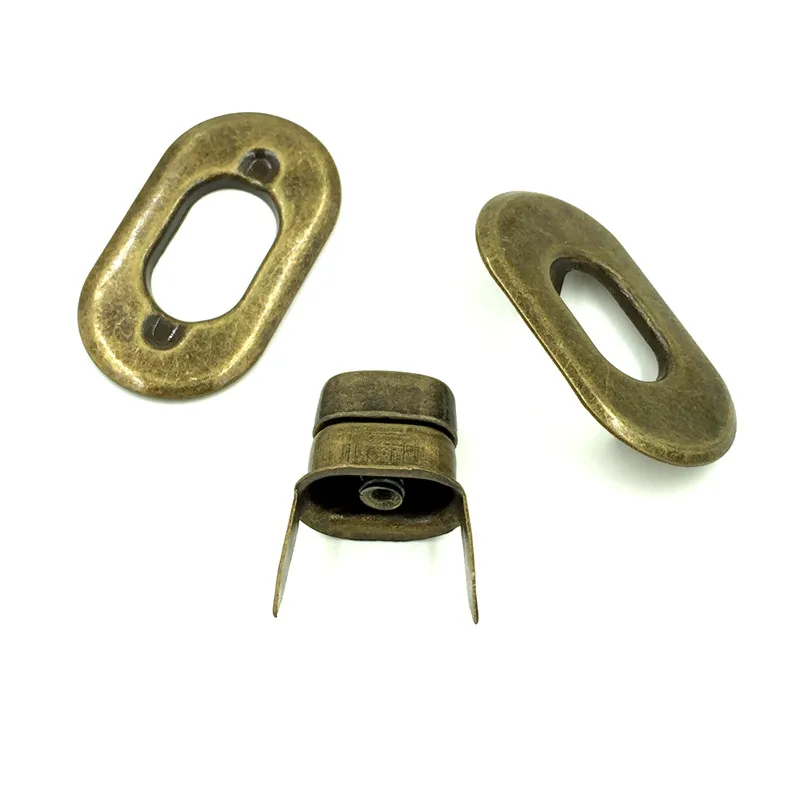 20 комплектов бронзовая овальная оправа застежка с поцелуями искусственная